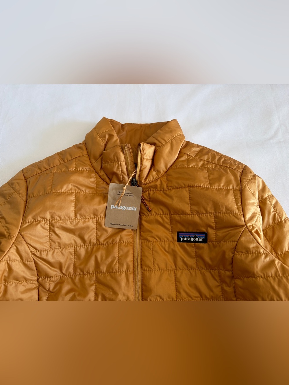 Patagonia Nano Puff Jacket Women's Size L Talon Gold FA25 NWT - Picture 4 of 15